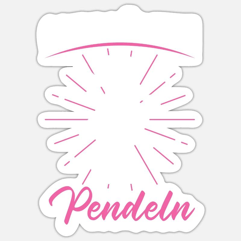 Einrad coole Mädchen pendeln Einradfahren - Sticker Größe S (10 x 10 cm) - Mattweiß