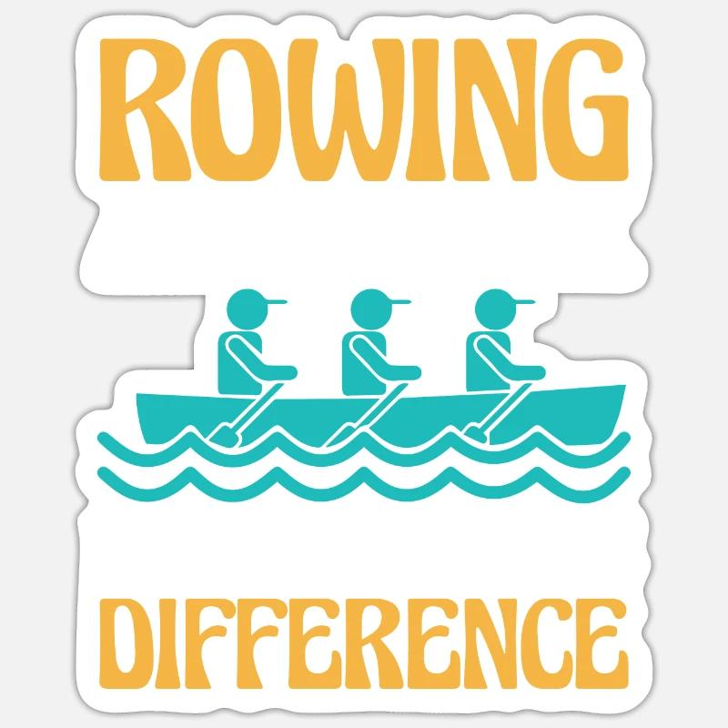 Rowing A Good Cox Makes All The Difference Sticker size S (10 x 10 cm)