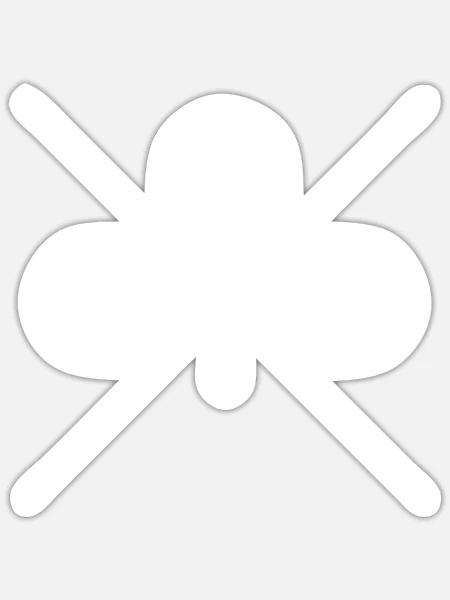 Boule Lifestyle Boccia Spieler Rentner 2022 - Sticker Größe S (10 x 10 cm) - Mattweiß