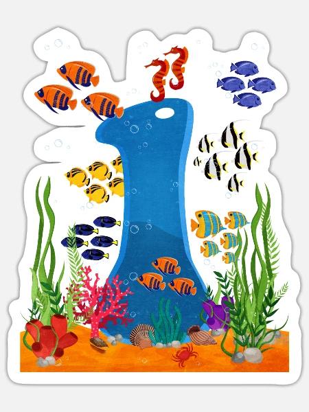 1 Geschenkidee zum Geburtstag - Sticker Größe S (10 x 10 cm) - Mattweiß