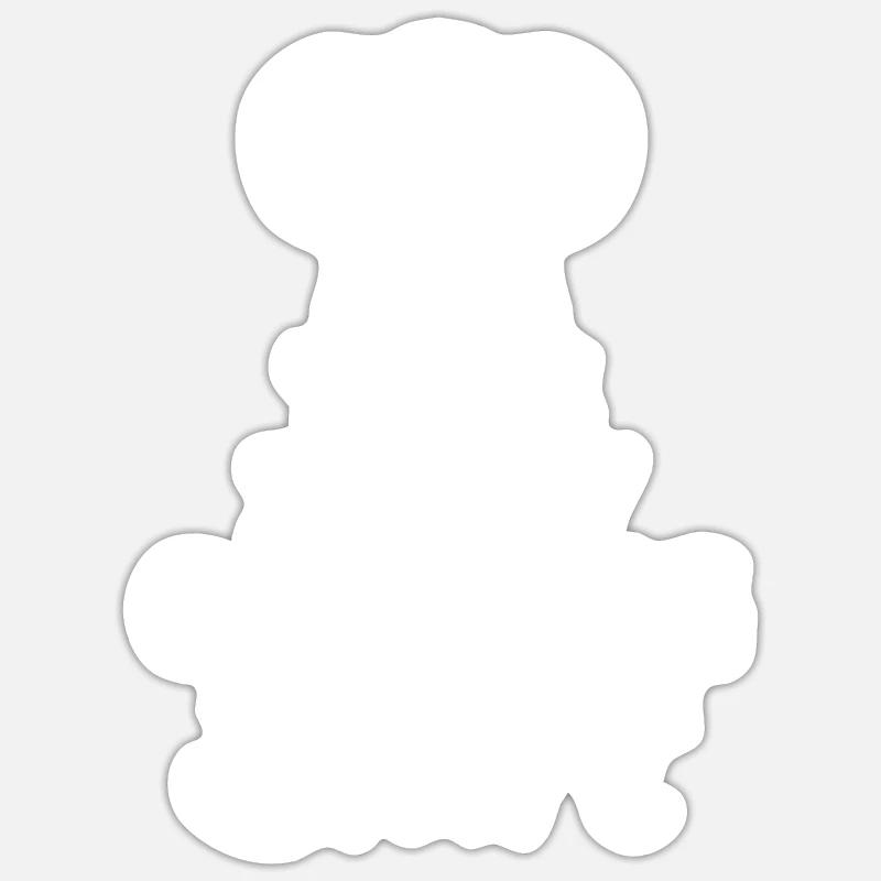 C’est la chemise de mon chef Sticker taille S (10 x 10 cm)