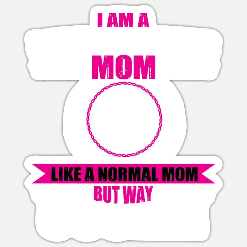 Driving instructor Mom - Sticker size S (10 x 10 cm) - white matte