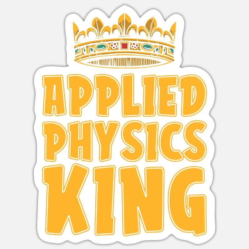 Physics Physicist - Sticker size S (10 x 10 cm) - white matte