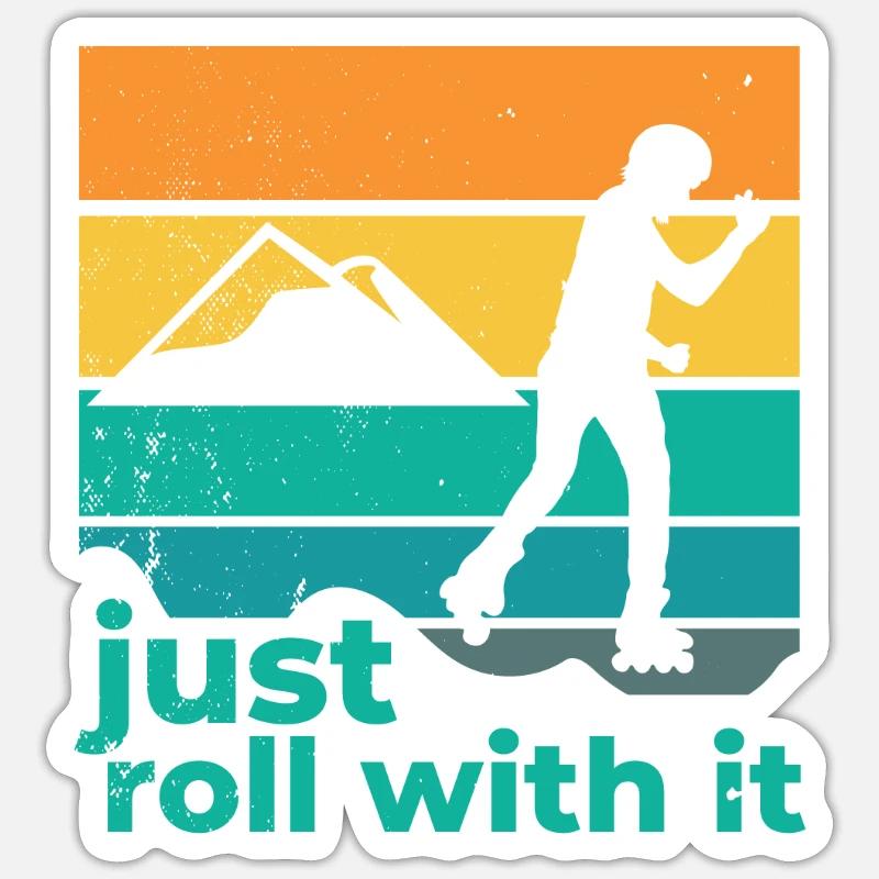 Rollers Rollers Patins à roues alignées Sticker taille S (10 x 10 cm)