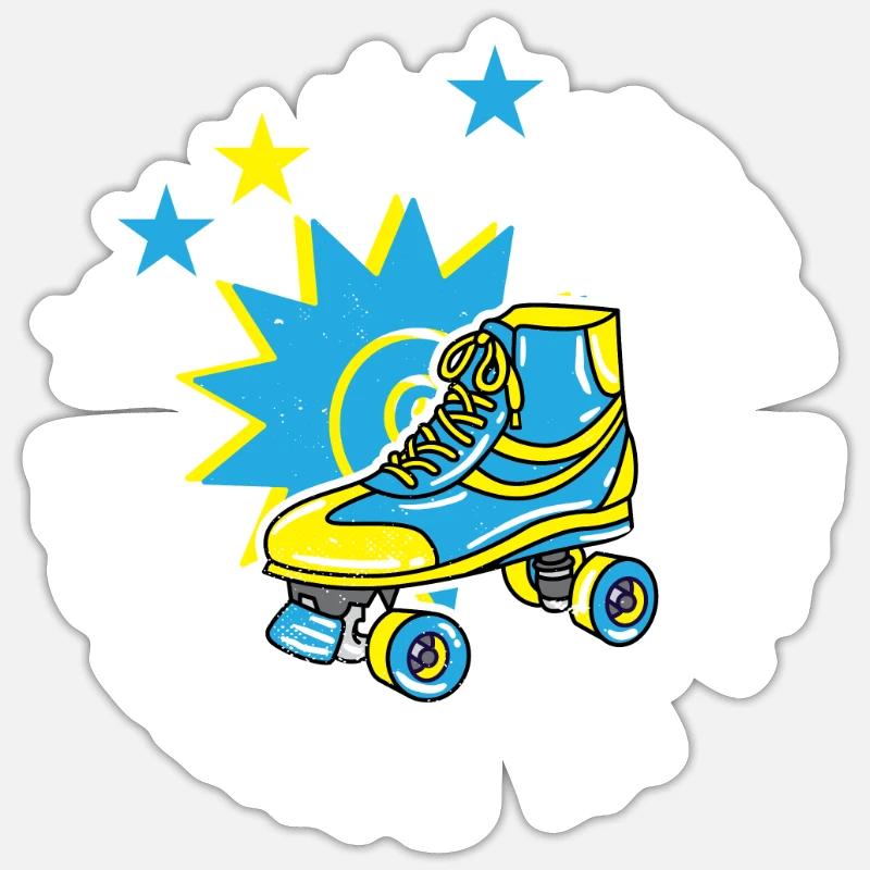 Rollers Rollers Patins à roues alignées Sticker taille S (10 x 10 cm)