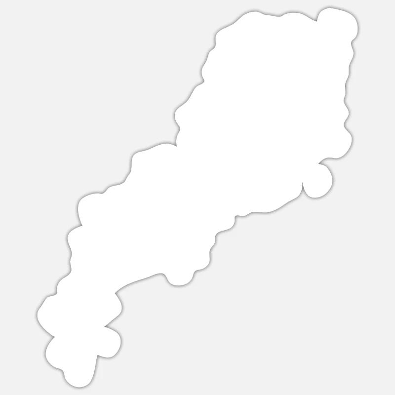 Stardust White Sticker size S (10 x 10 cm)