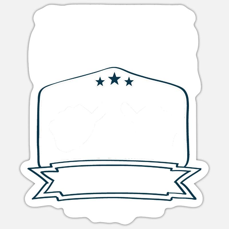 So Sieht Ein Richtig Cooler Lehrer Aus - Sticker Größe S (10 x 10 cm) - Mattweiß