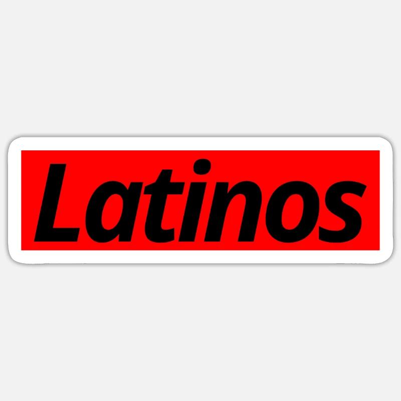 Latinos Spanish - Sticker size S (10 x 10 cm) - white matte