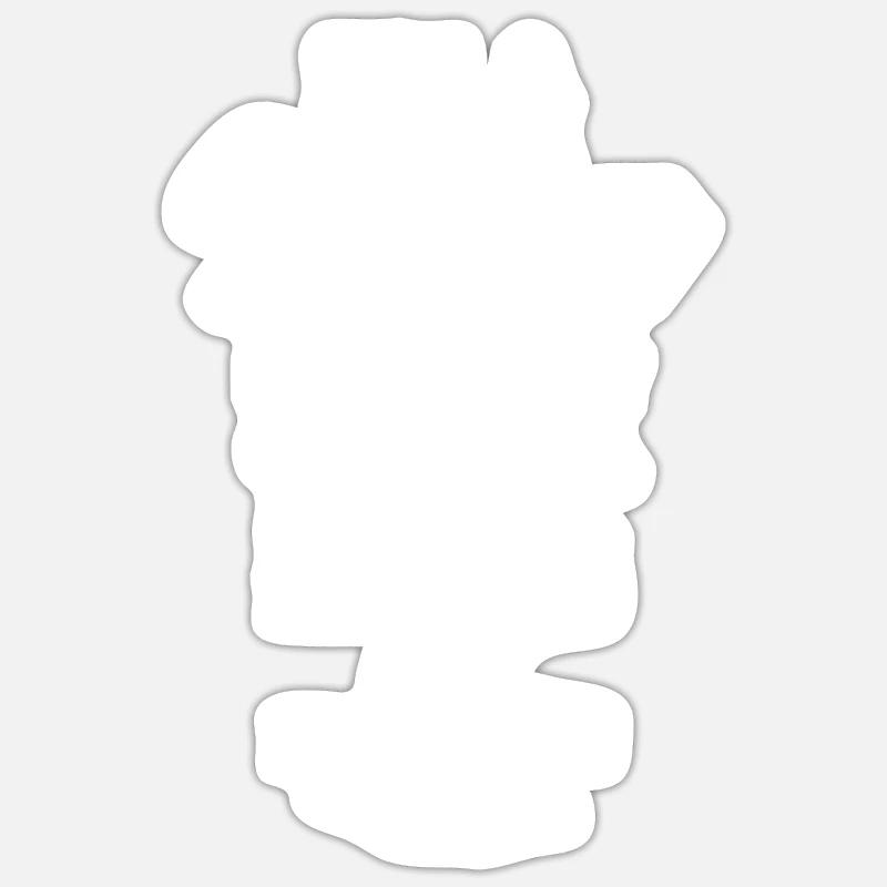 Author Author Funny Author Gift - Sticker size S (10 x 10 cm) - white matte