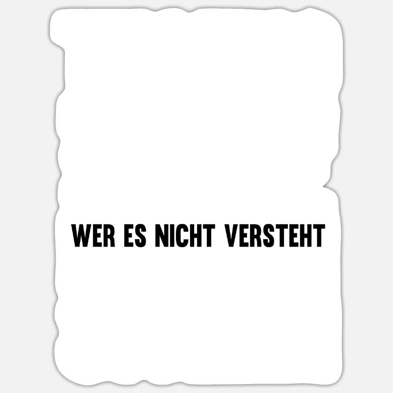 Techno Ist Wie Schule Techno - Sticker Größe S (10 x 10 cm) - Mattweiß