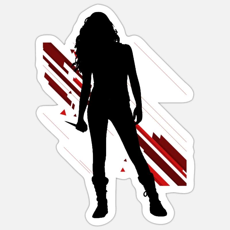 Rose Vampire Academy Sticker size S (10 x 10 cm)