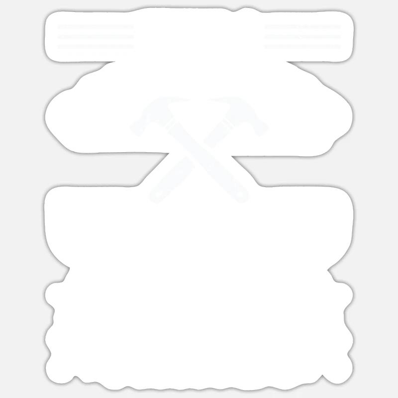 General Contractor Construction Handyman Builder Sticker size S (10 x 10 cm)