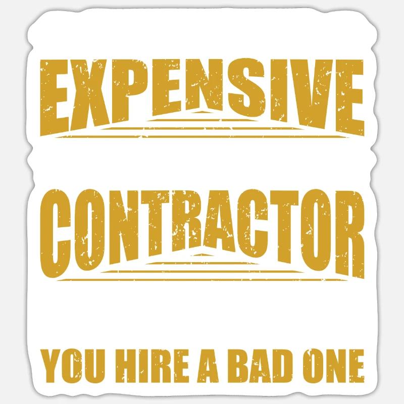 General Contractor Construction Handyman Builder Sticker size S (10 x 10 cm)