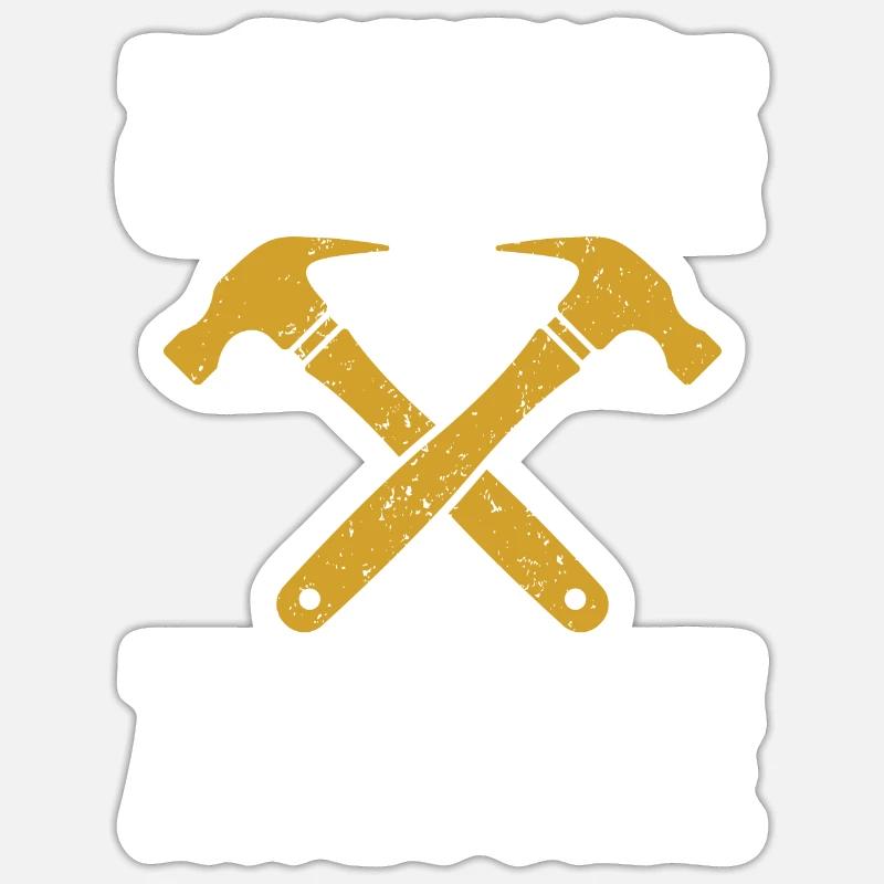 At Least My Contractor Thinks I'm Awesome Builder Sticker Größe S (10 x 10 cm)