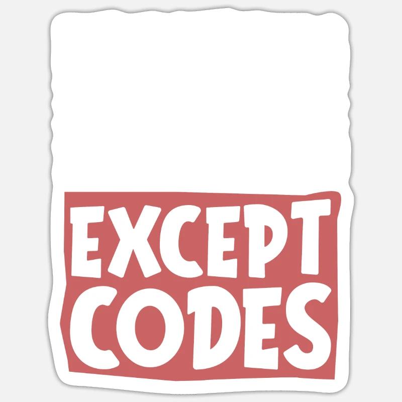 Programmeur, Codeur, Développeur de logiciels Sticker taille S (10 x 10 cm)