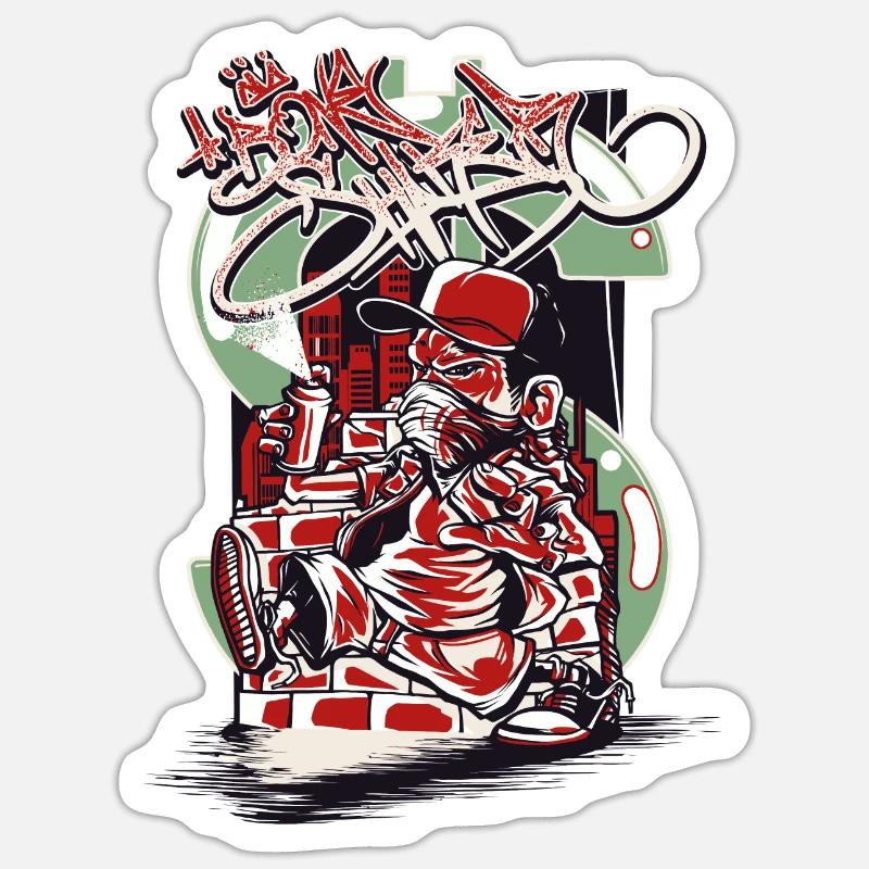 Sticker taille S (10 x 10 cm) - 