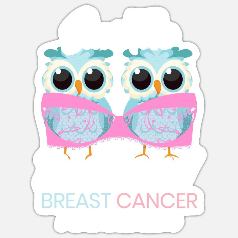 Save The Bra Buddies Brustkrebs Bewusstsein Sticker Größe S (10 x 10 cm)
