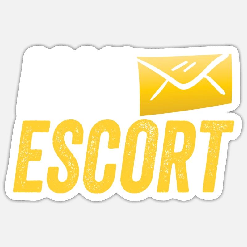 Postman Parcel Service Delivery Postman Sticker size S (10 x 10 cm)