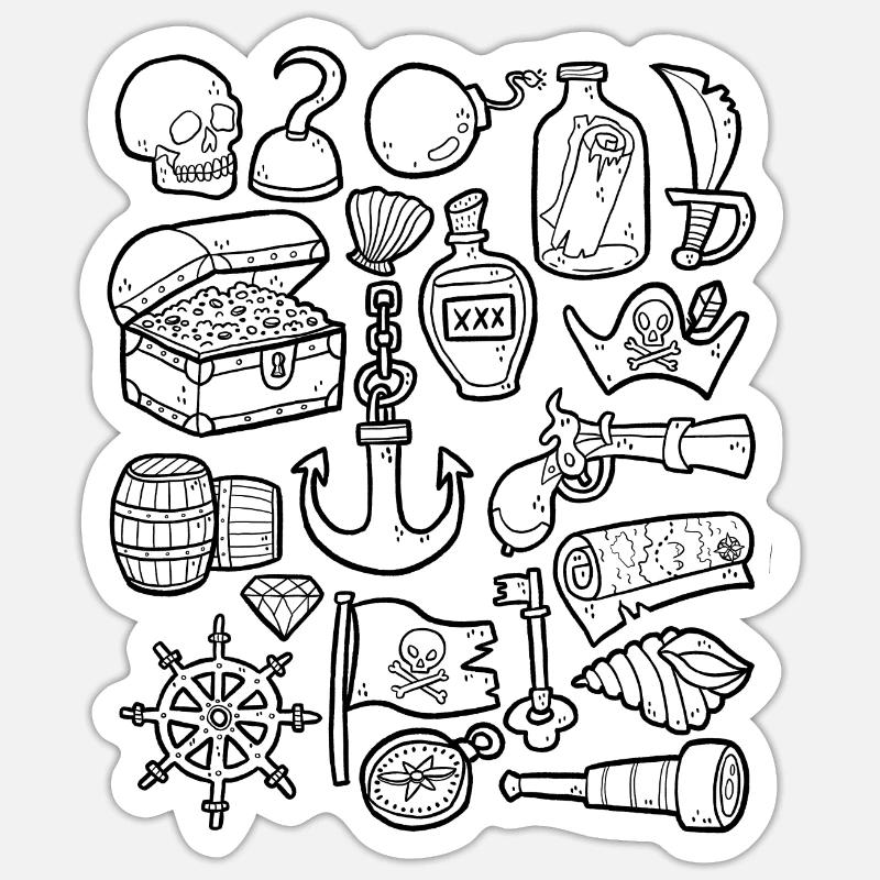 Sticker Größe S (10 x 10 cm) - 