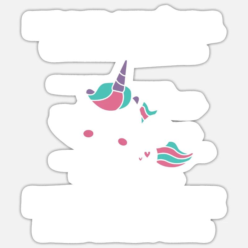 Nur weil ich lächle klatschen Ohrfeige - Sticker Größe S (10 x 10 cm) - Mattweiß
