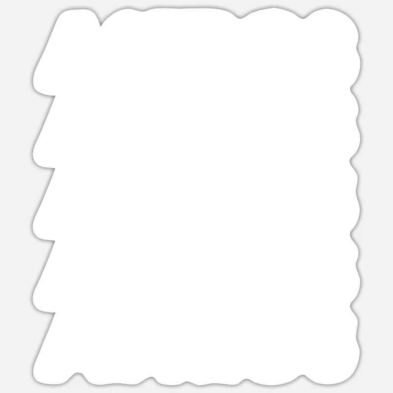 Astros - Sticker taille S (10 x 10 cm) - blanc mat