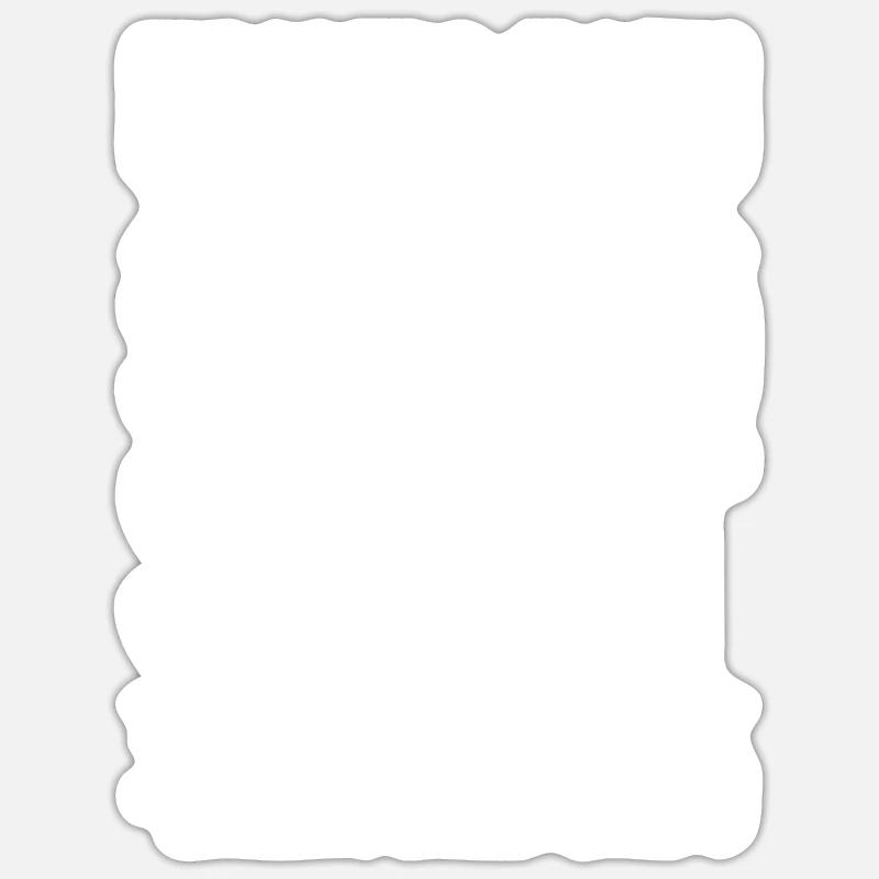 Derjenige, der keine Gebärmutter hat, sollte schweigen - Sticker Größe S (10 x 10 cm) - Mattweiß