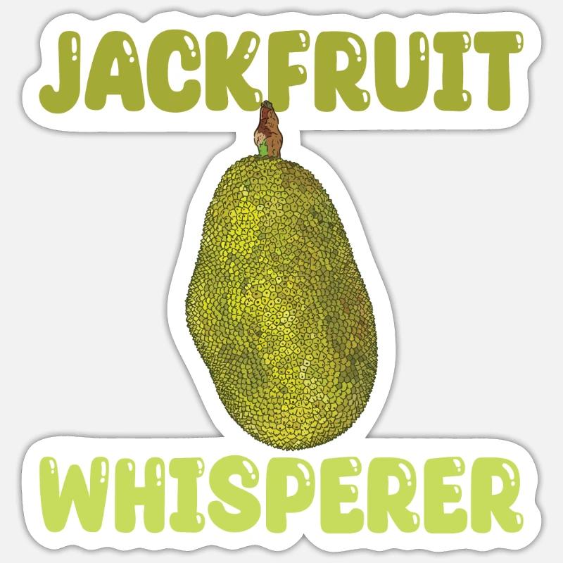 Jackfruit Whisperer - Sticker size S (10 x 10 cm) - white matte