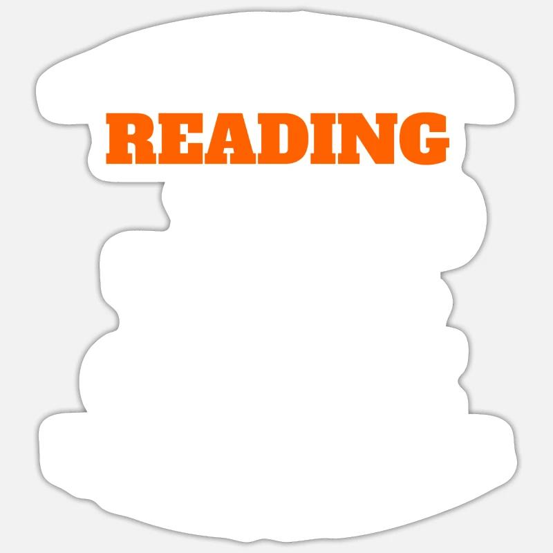 Read Books Gift Book Reader Book Lovers Sticker size S (10 x 10 cm)