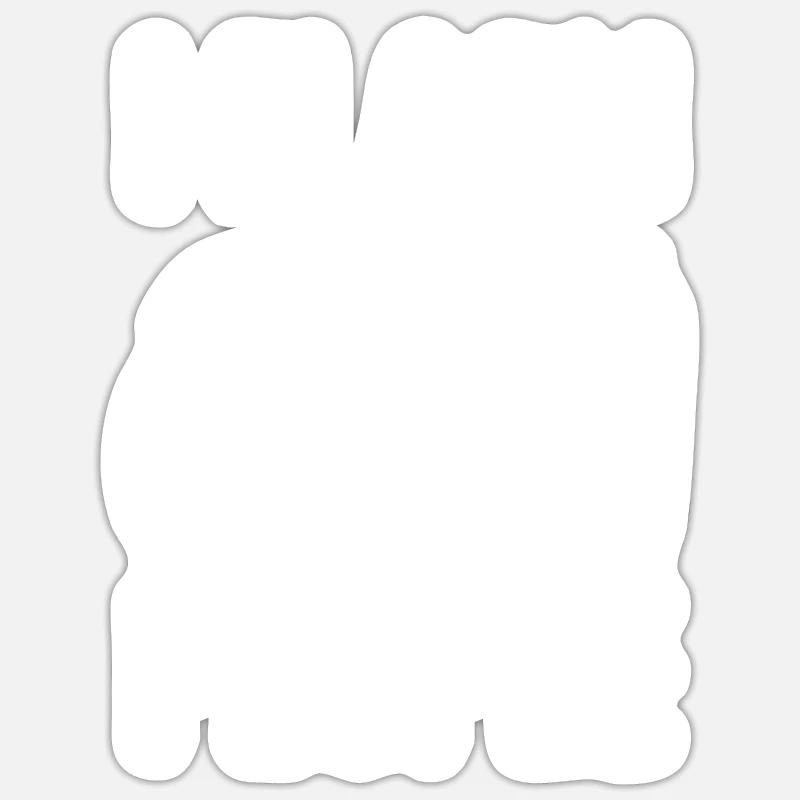 Je Flash People - Sticker taille S (10 x 10 cm) - blanc mat