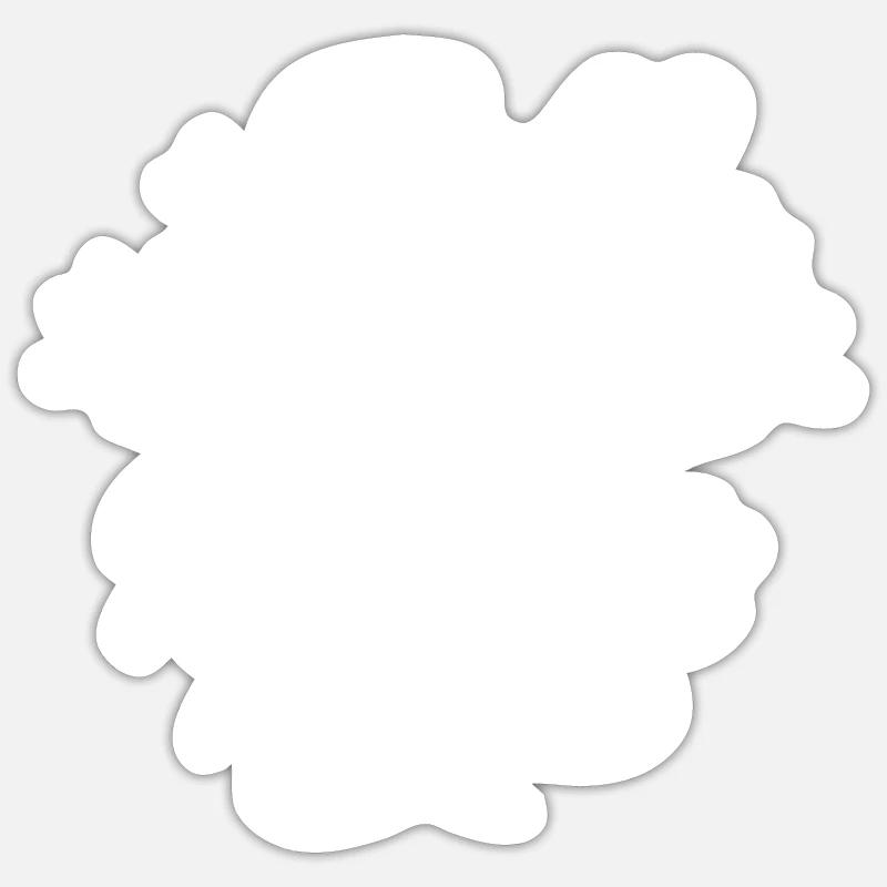 Selbstständige Mutter Selbstständig Freelancer - Sticker Größe S (10 x 10 cm) - Mattweiß