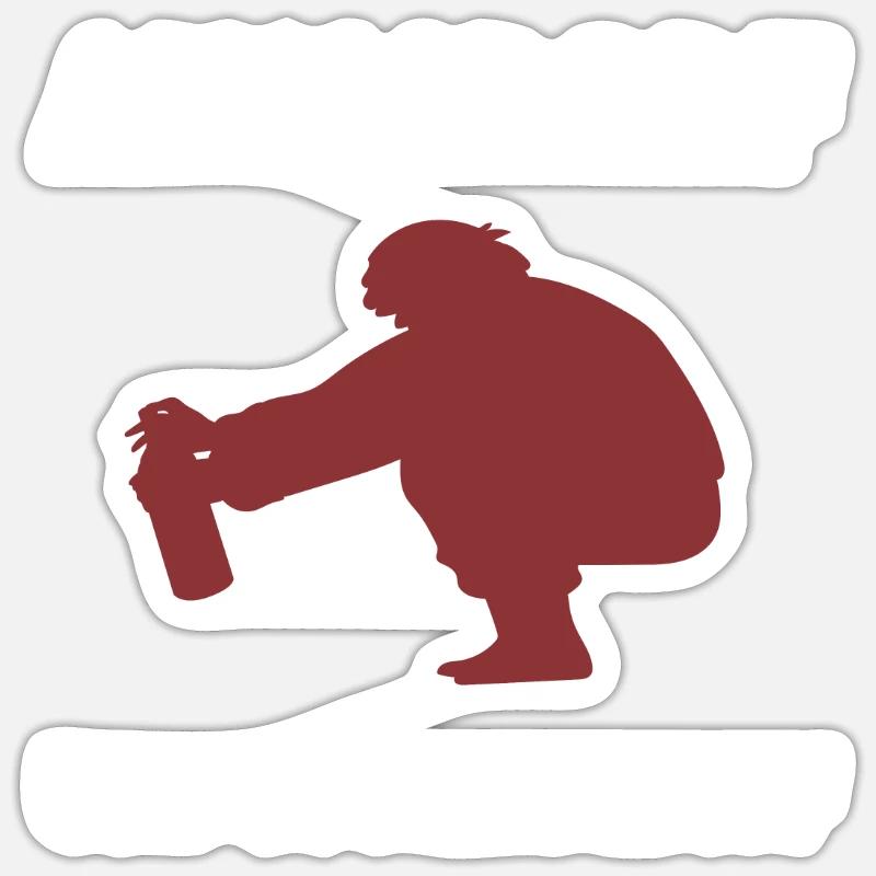 Sticker Größe S (10 x 10 cm) - 