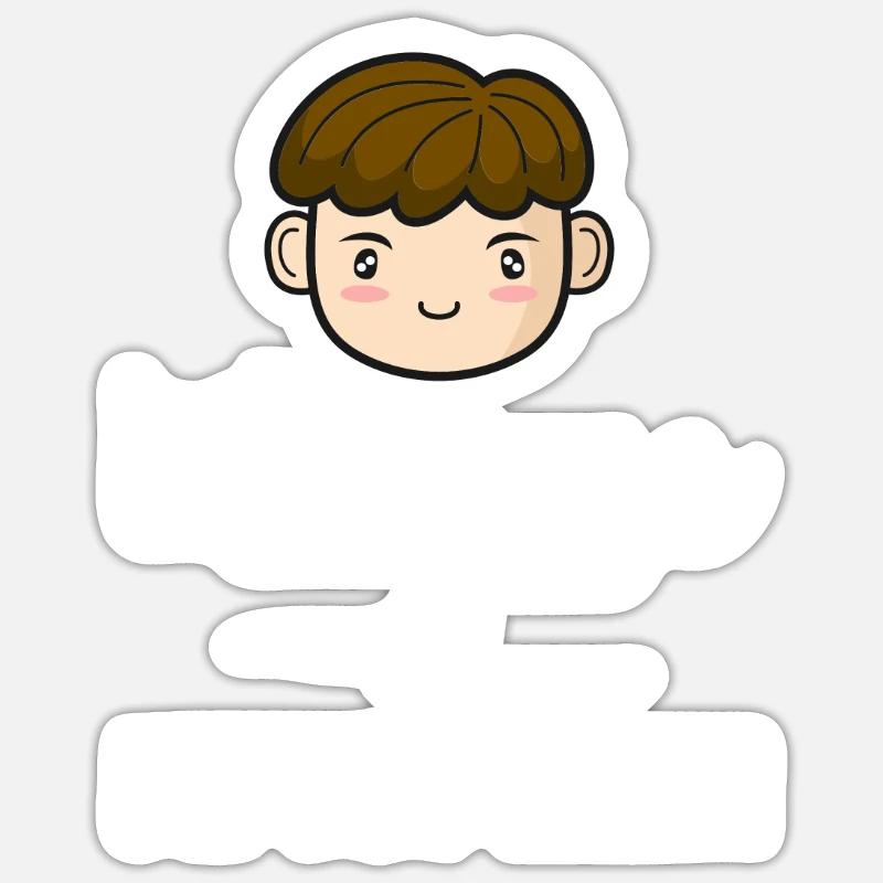 Mama von Jungen Geschenk Mutter Muttertag Sticker Größe S (10 x 10 cm)