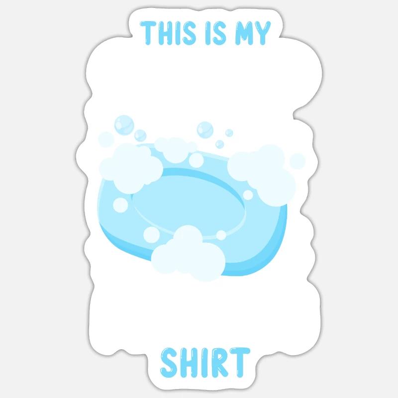 Soap Making Crafting This Is My - Sticker Größe S (10 x 10 cm) - Mattweiß