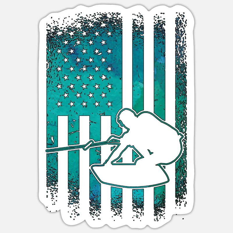 Wakeboard Wakeboarding Wakeboarder Coole Geschenk - Sticker Größe S (10 x 10 cm) - Mattweiß
