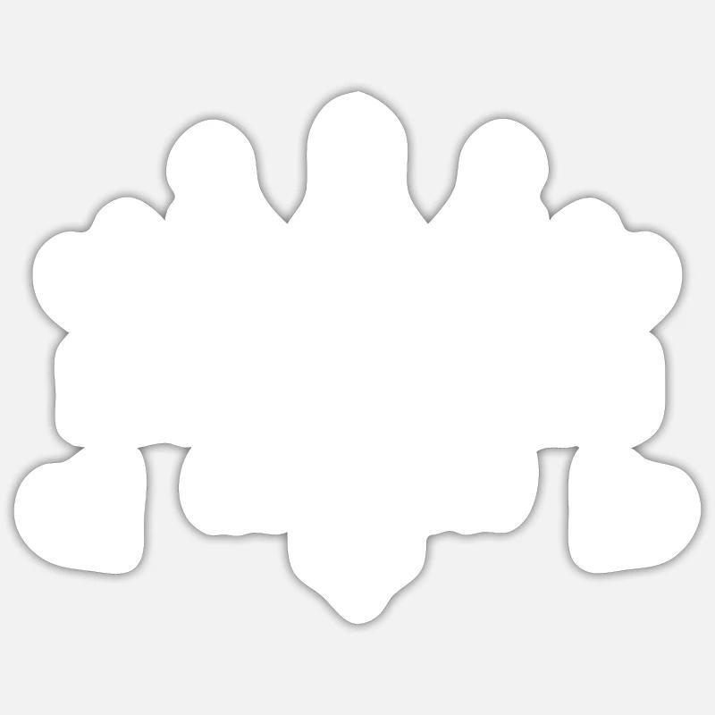 Beste Ehefrau - Sticker Größe S (10 x 10 cm) - Mattweiß