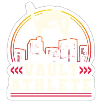 Parkour Freerunning Traceur - Sticker Größe S (10 x 10 cm) - Mattweiß - Vorne