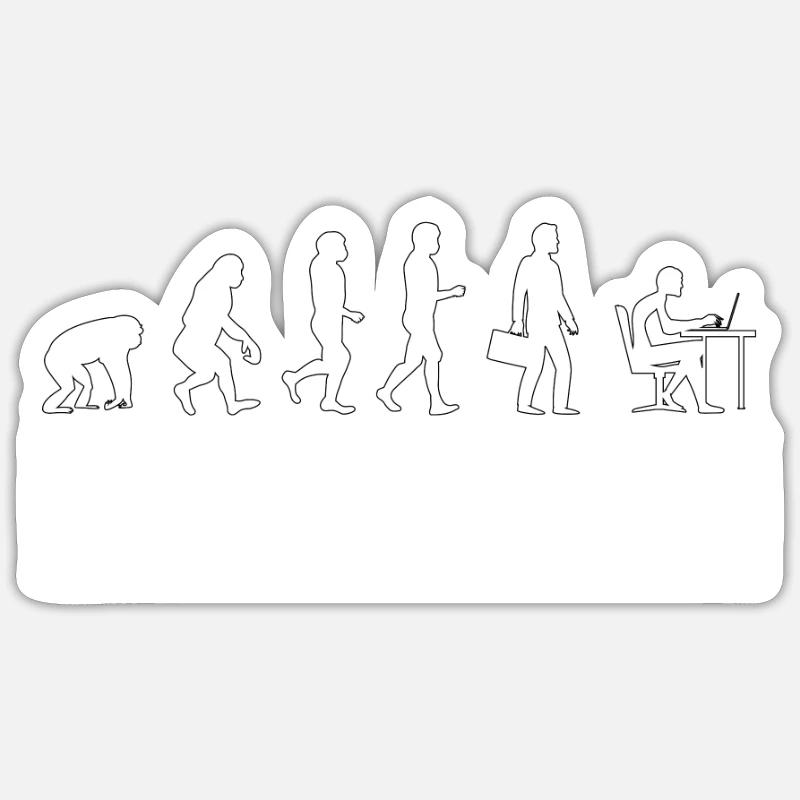 Devolution Work Computer Technologies Technology Sticker size S (10 x 10 cm)