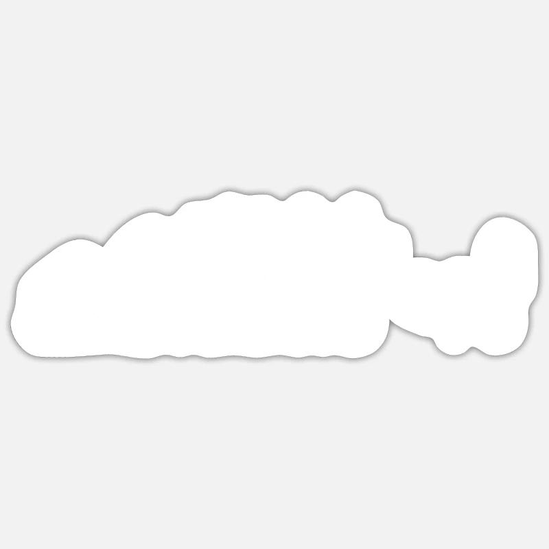 SMOKER GRILL Grill Evolution - Sticker Größe S (10 x 10 cm) - Mattweiß