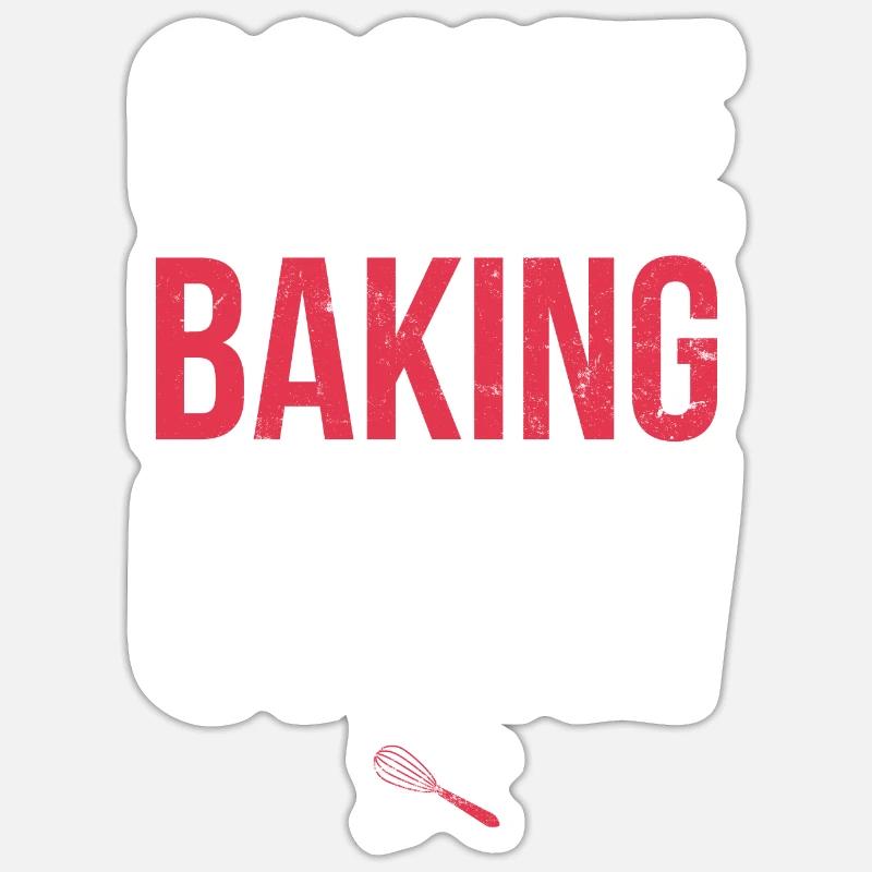 Cookie Baking Crew Für Bäcker Oder Backfans Sticker Größe S (10 x 10 cm)