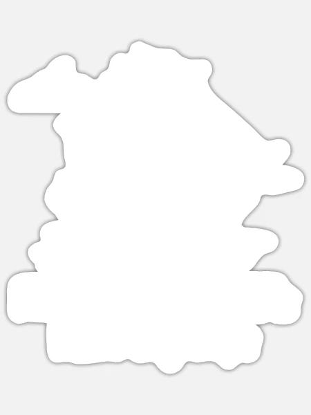 Seglen Segelboot Segler - Sticker Größe S (10 x 10 cm) - Mattweiß