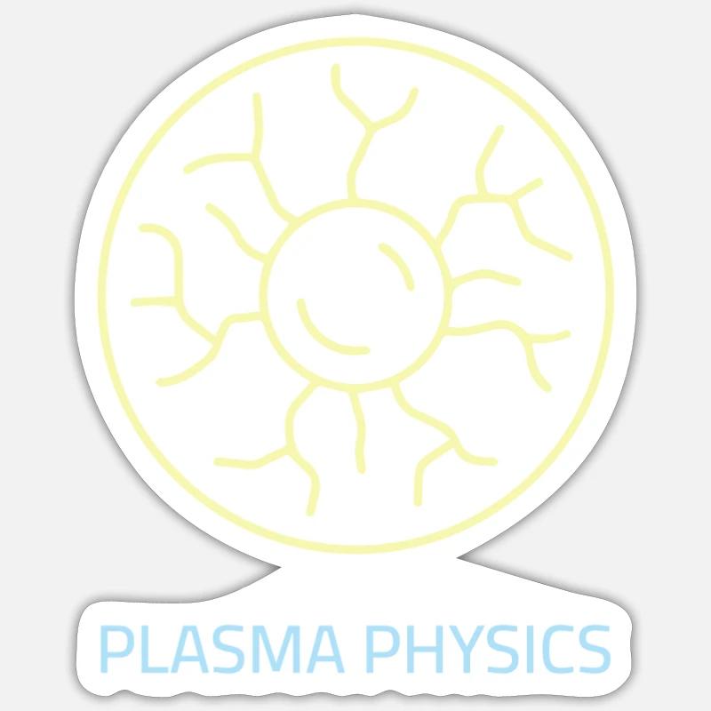 Plasma Physics Sticker size S (10 x 10 cm)