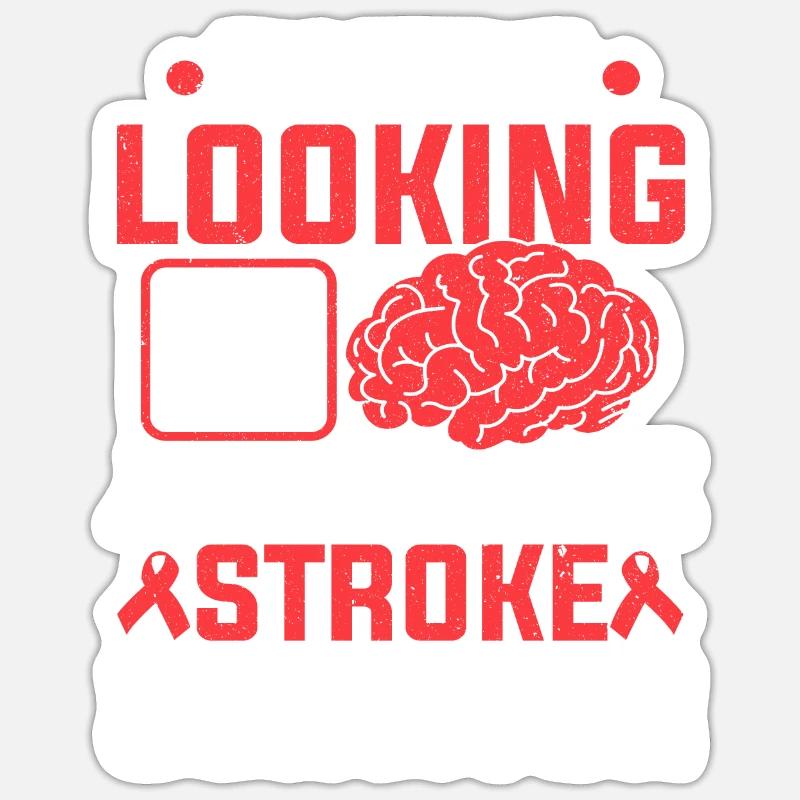 Du siehst einen großartigen Schlaganfall-Überlebenden Sticker Größe S (10 x 10 cm)