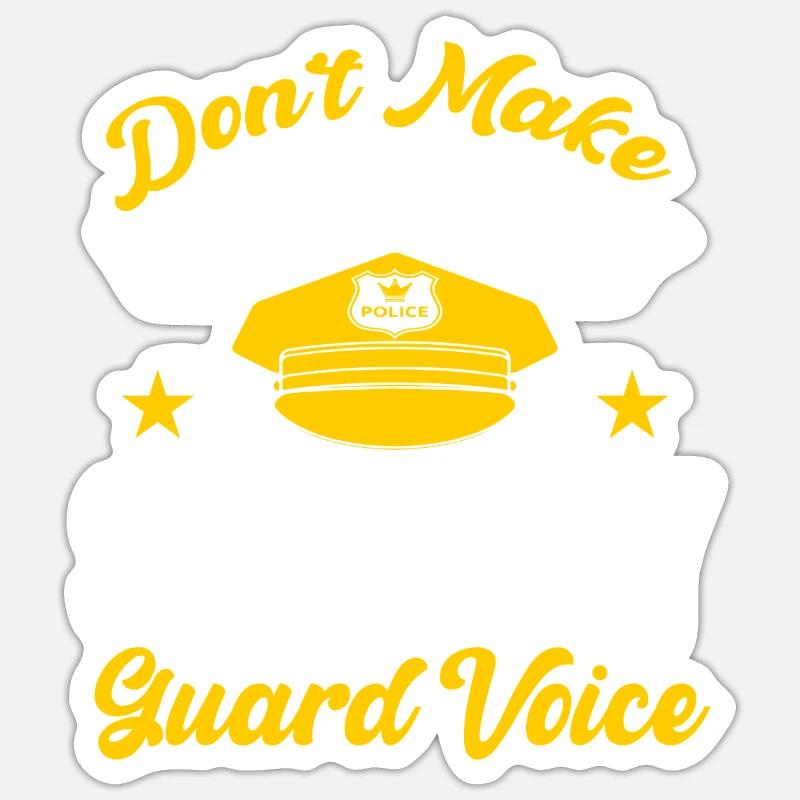 My Security Security Voice - Sticker size S (10 x 10 cm) - white matte
