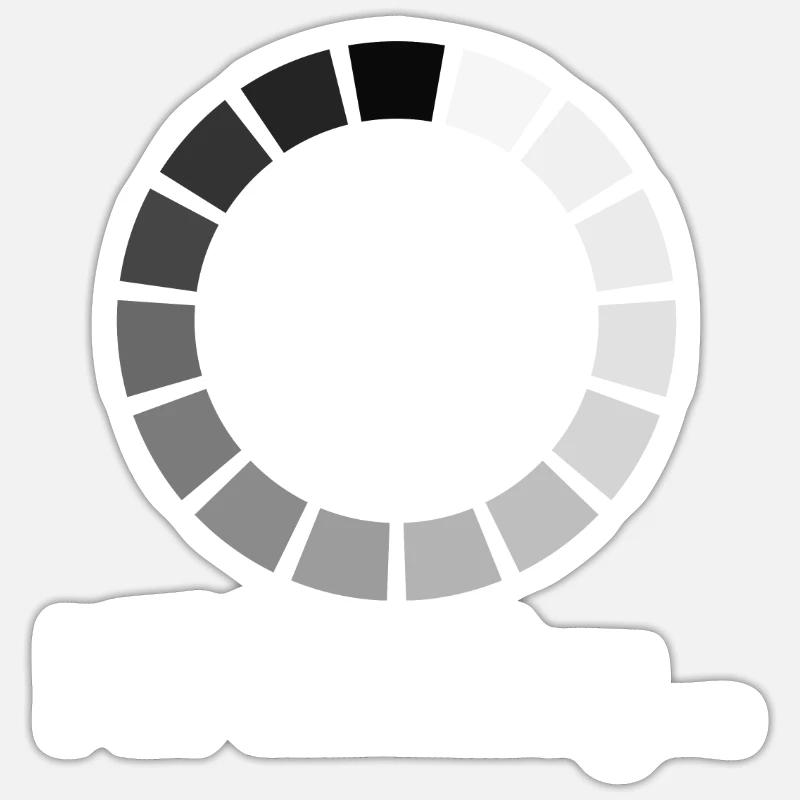 I'm Thinking Loading - Sticker size S (10 x 10 cm) - white matte