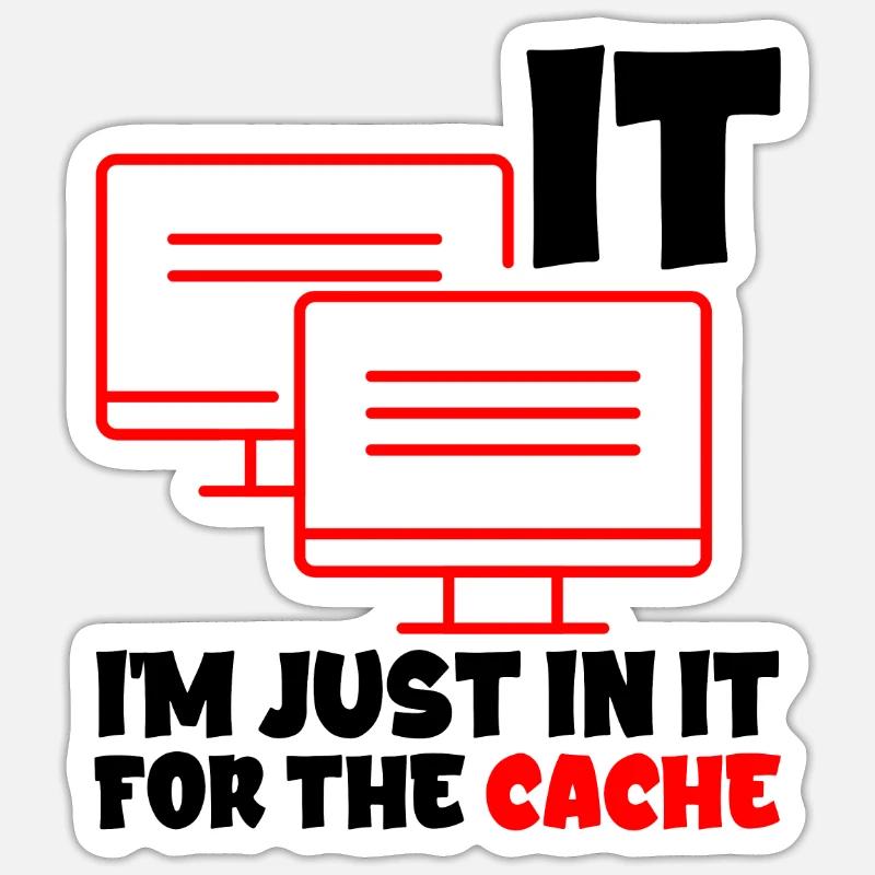 Je suis juste dedans pour le cache 2 Sticker taille S (10 x 10 cm)