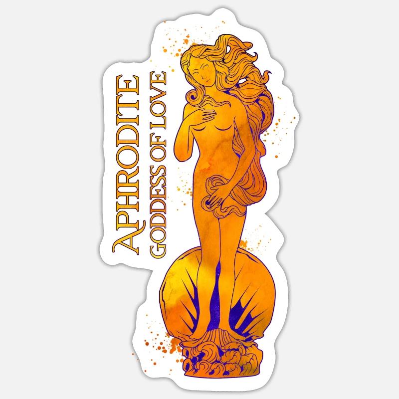 Déesse de l’Amour - Aphrodite Sticker taille S (10 x 10 cm)
