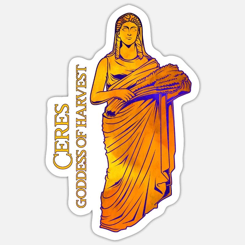 Déesse de la moisson - Cérès Sticker taille S (10 x 10 cm)