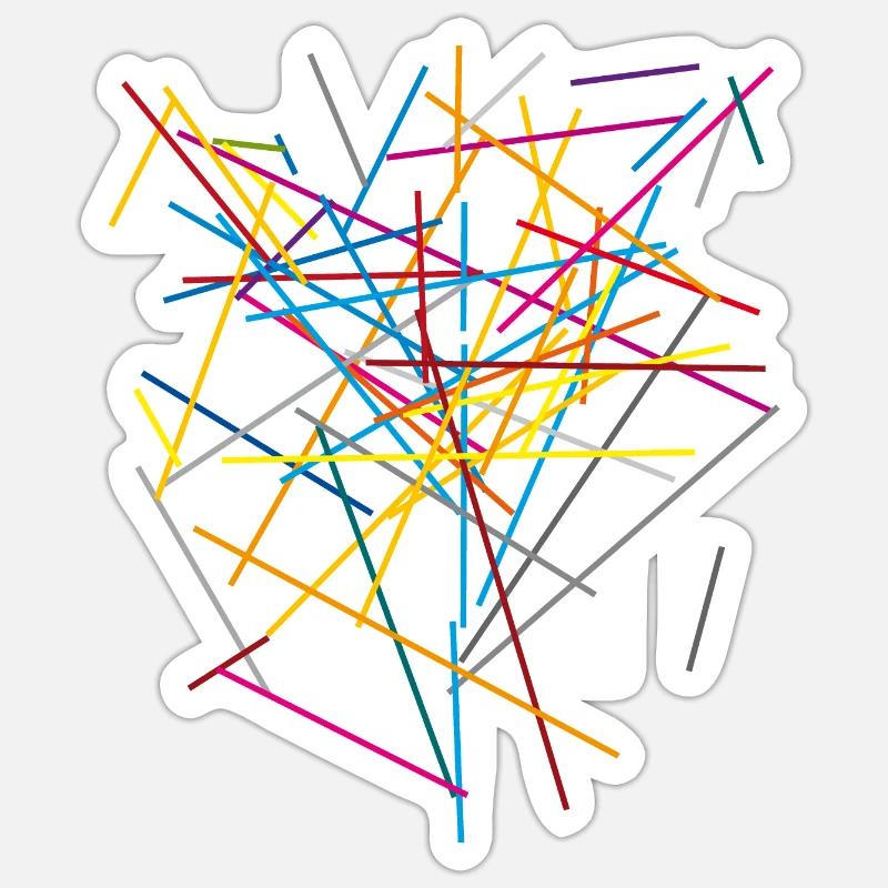 Pattern Abstract Sticker size S (10 x 10 cm)