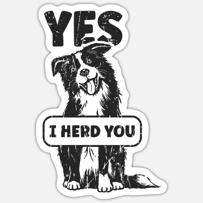 Oui, je vous rassemble - élevage Sticker taille S (10 x 10 cm)