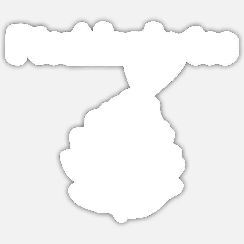 Pteridophytes - Sticker size S (10 x 10 cm) - white matte